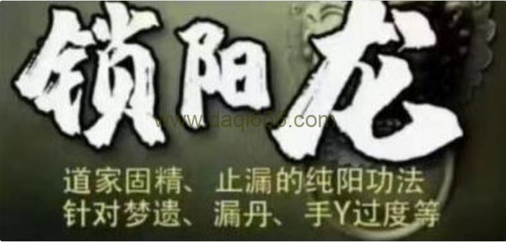 姜书洋《锁阳龙》道家固精、止漏的纯阳功法