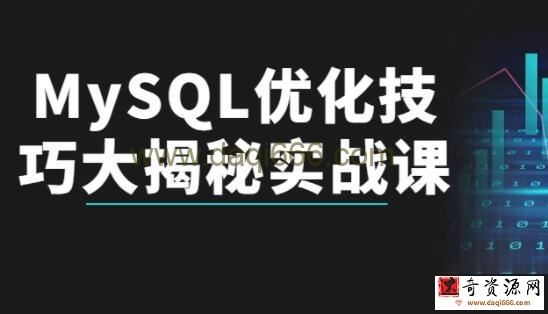 《MySQL优化技巧》大揭秘实战教程视频
